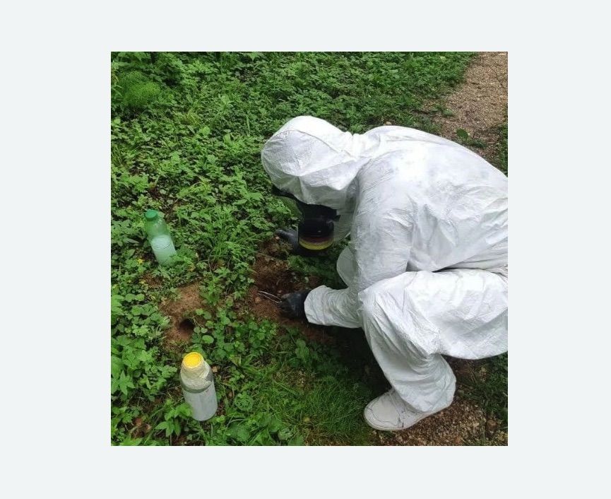 уничтожение кротов на участке в Кувандыке